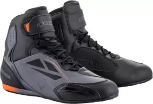 Image of Alpinestars Faster-3 DryStar Motorcycle Shoes, black-grey, Size 41, black-grey, Size 41