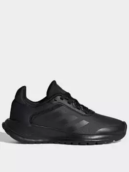 Image of adidas Unisex Kids Tensaur Run 2.0 Trainers - Black, Triple Black, Size 10 Younger