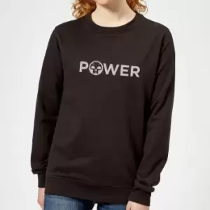 Image of Magic The Gathering Power Womens Sweatshirt - Black - M