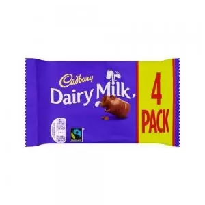 Image of Cadbury Dairy Milk Bar Chocolate Bars Ref 4066186 Pack 4 140698