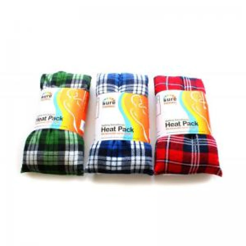 Image of Click Medical Sure Thermal Heat Pack Tartan Assorted Pack of 6 CM2056 CTSTCM2056