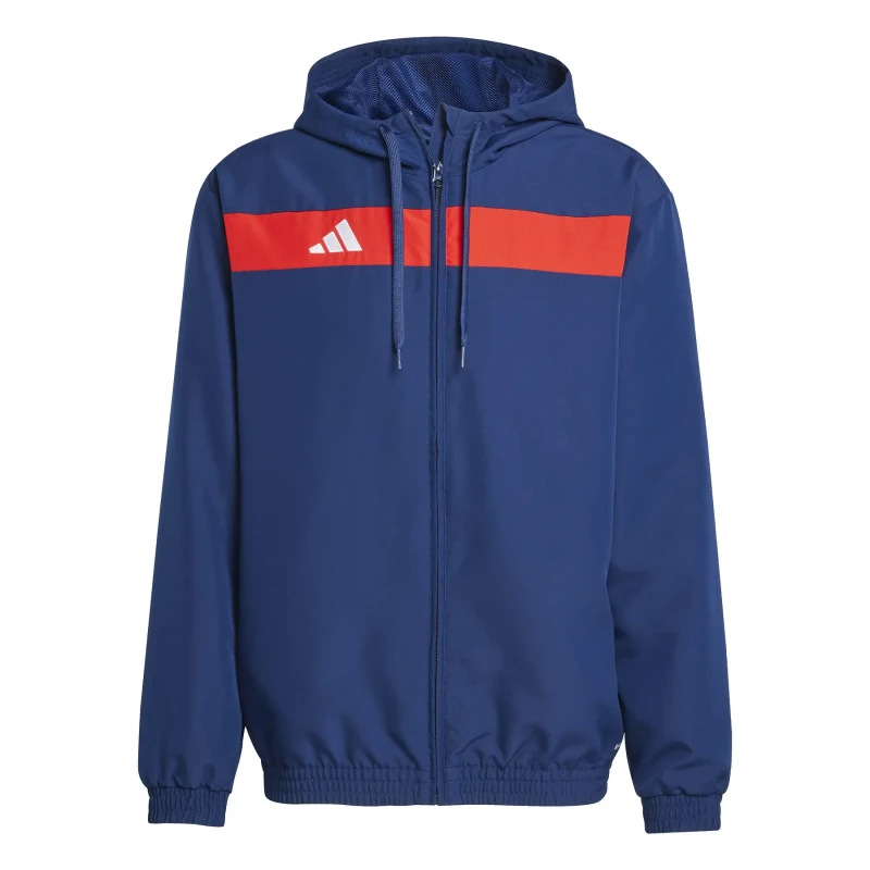 Image of Adidas Woven hoodie adidas Tiro25 Essentials Bleu Male XS