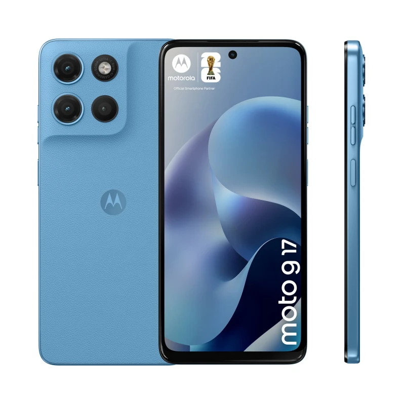 Image of Motorola Motorola moto g17 17.1cm (6.72") Dual SIM Android 15 USB Type-C 4GB 128GB 5200 mAh Blue PBBK0000GB