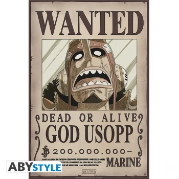 Image of One Piece - Wanted Usopp New Small Poster