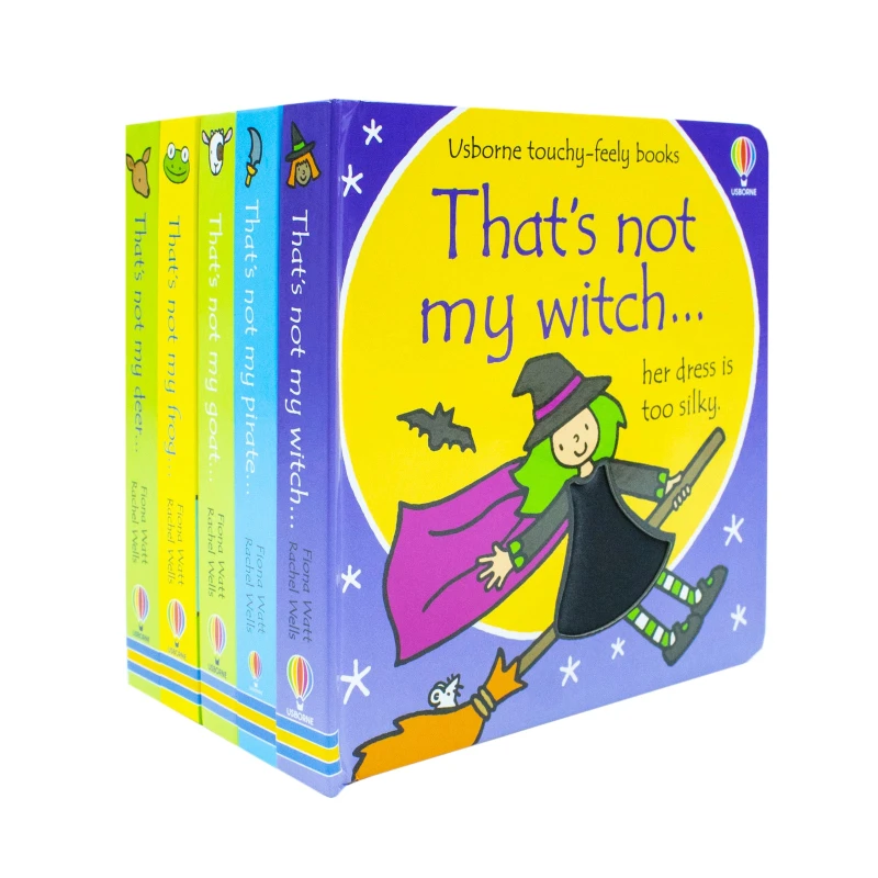 Image of Usborne touchy-feely books That's not my... Collection 4: 5 Books Set Witch, Pirate, Goat Fiona Watt Books