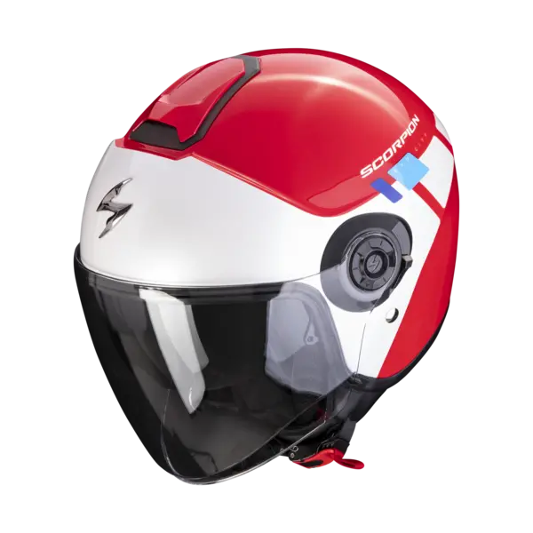 Image of Scorpion Exo-City II Mall Red-White-Blue Jet Helmet M