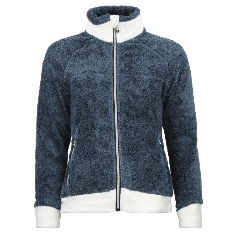 Image of Womens zipped fleece Peak Mountain Coral Sherpa 300G Bleu Female S