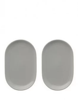 Image of Typhoon Caf&Eacute; Concept Set Of 2 Grey Snack Saucers