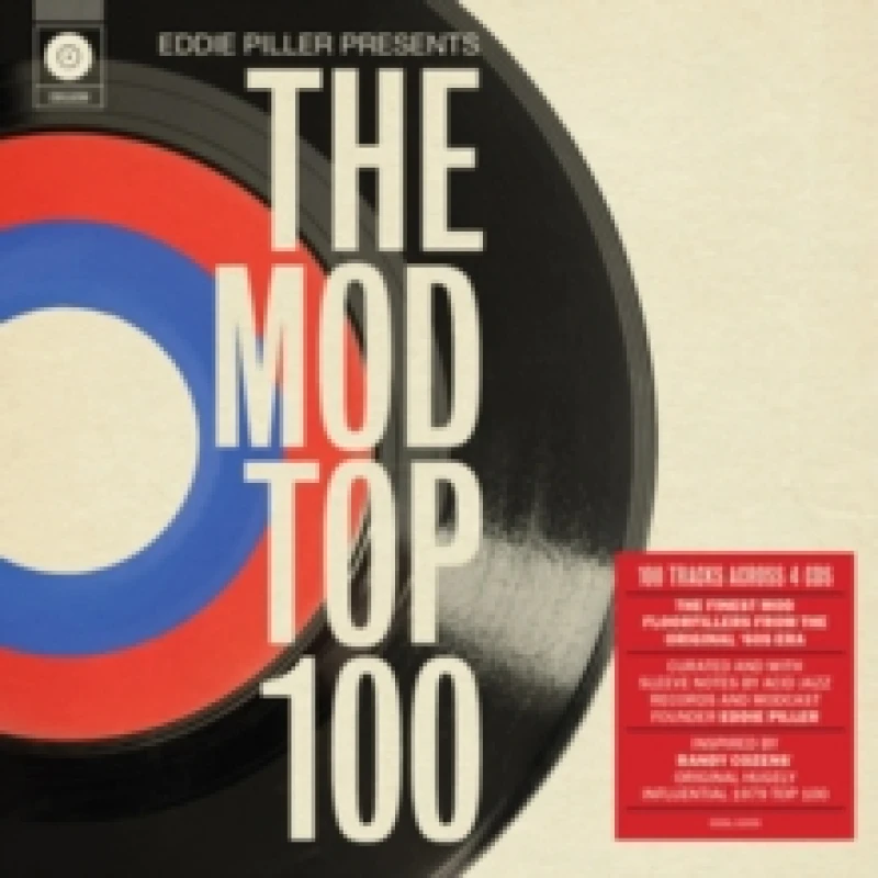 Image of Eddie Piller Presents the Mod Top 100 CD / Box Set