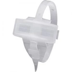 Image of Badge with cable tie Mounting type Cable tie Writing area 29 x 8mm Suited f