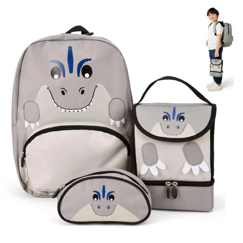 Image of Zappi Animal T-Rex Backpack Set Stationery Gift Sets One size Green 88727615000