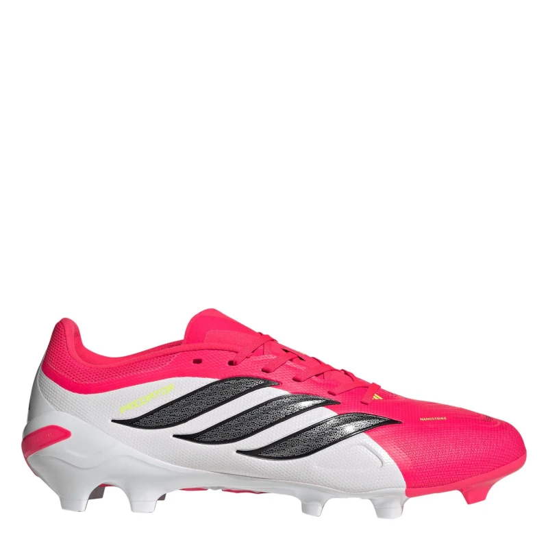 Image of adidas Mens adidas Predator League Firm Ground Football Boots Red/Blk/White male 8 (42)