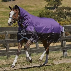Image of Weatherbeeta ComFiTec Plus Dynamic Combo Med Lite Turnout - Purple/Black