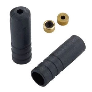 Image of Jagwire Gear Sealed LEX End Plastic Caps Fits Derailleur 4mm (x100)