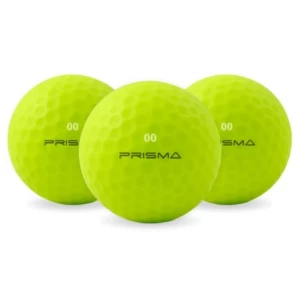 Image of Masters Prisma Flouro Matt TI Golf Balls (Bag of 12) - Lime