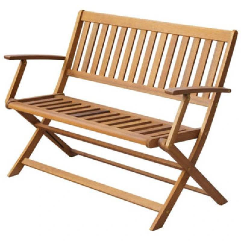 Image of vidaXL Foldable Garden Bench 120cm Acacia Garden Bench