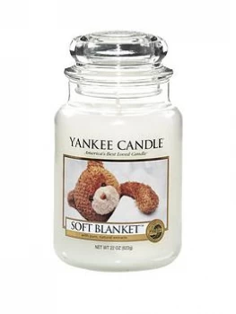 Image of Yankee Candle SOft Blanket Large Jar Scented Candle 623g