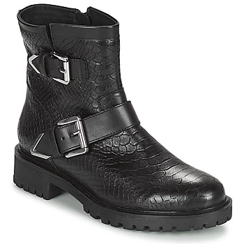 Image of Geox HOARA womens Low Ankle Boots in Black