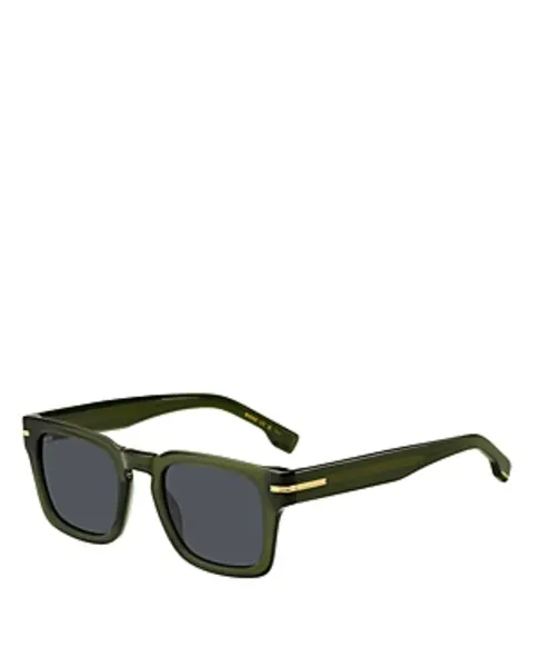 Image of Hugo Boss Rectangular Sunglasses, 50mm