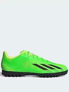 Image of adidas Mens X Speedform.4 Astro Turf Football Boots - Green, Size 8, Men