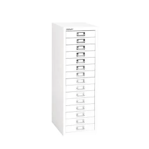 Image of Bisley SoHo 15 Drawer Multidrawer 279x408x860mm Chalk