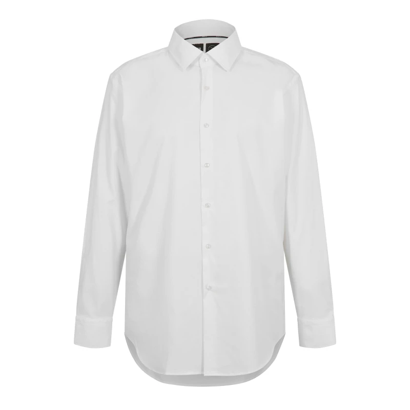Image of Boss Boss P-Hank-Kent-C1-222 10241343 02 Oxford Shirt Mens White male 37 (47)