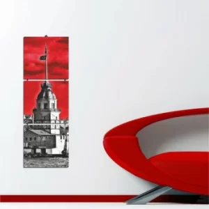 Image of G3 Multicolor Decorative MDF Painting (3 Pieces)