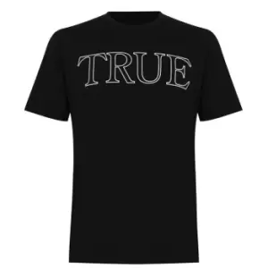 Image of True Religion Camo Logo T Shirt - Black