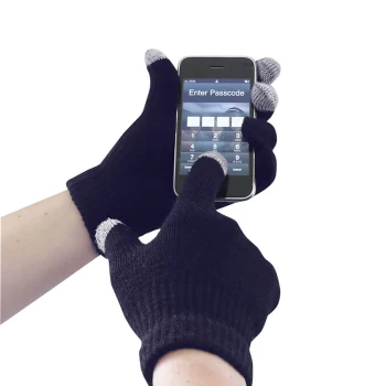 Image of Portwest Touch Screen Knit Gloves Navy S / M