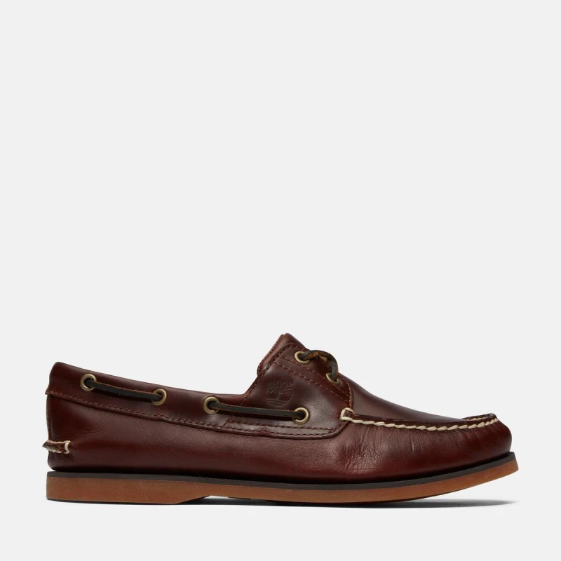 Image of Timberland - 25077 Classic Boat - Rootbeer - UK 10 Brown male DA0278RTB10