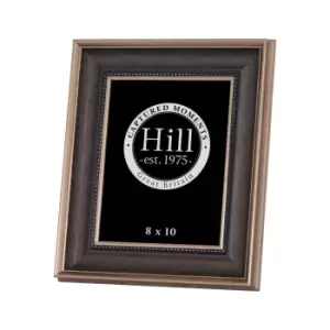Image of Antique Gold With Black Detail Photo Frame 8X10