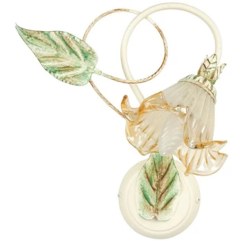 Image of Fan Europe Lighting - Fan Europe PRIMAVERA Wall Light Ivory 16x35x28cm