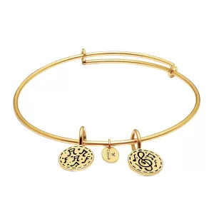 Image of Chrysalis Life Tree Of Life Expandable Bangle JEWEL CRBT0002GP