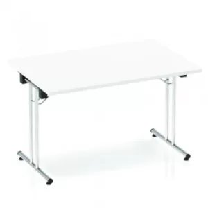 Image of Impulse Folding Rectangular Table 1200 White
