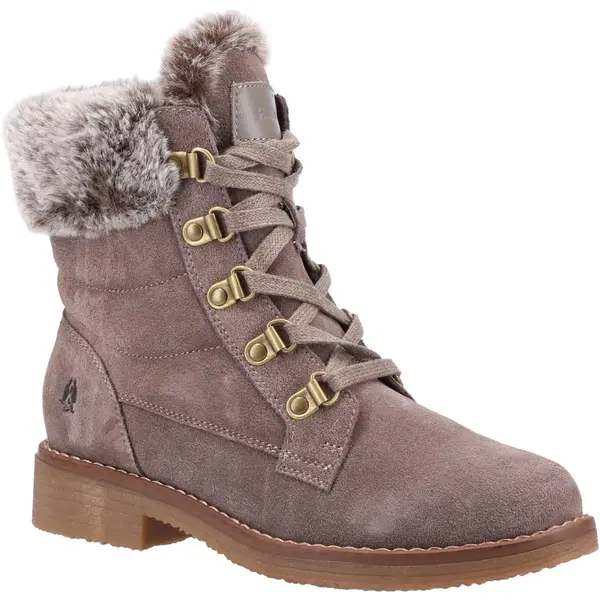 Image of Hush Puppies Womens Florence Water Resistant Warm Lined Ankle Boots - UK 7