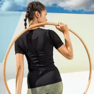Image of TriDri Womens/Ladies TriDri 3D Fit Seamless Sports Top (L) (Black)