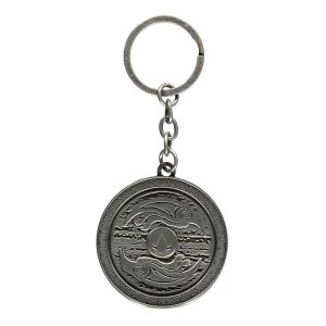 Image of Universal - Wolf KEYCHAIN - Silver