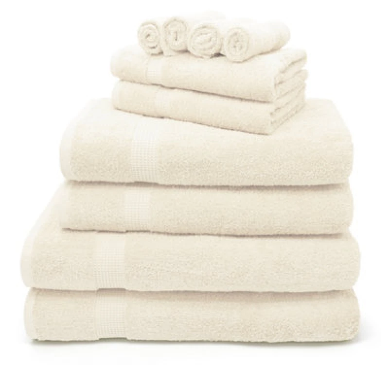 Image of Velosso Luxury 100% Egyptian Cotton Towels 550Gsm Soft & Absorbent Cotton Towels Cream - Bath Sheet