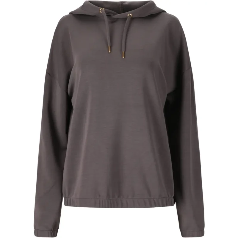 Image of Womens hooded sweatshirt Athlecia Namier Gris Female 40