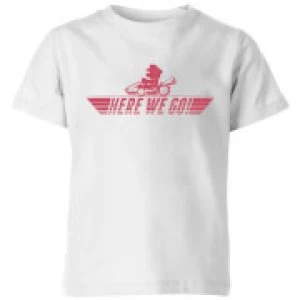 Image of Nintendo Mario Kart Here We Go Mario Kid's T-Shirt - White - 3-4 Years