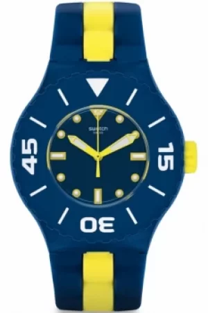 Image of Unisex Swatch Long Waves Watch SUUN102