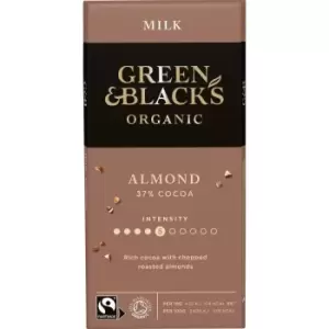 Image of GB Organic Roasted Almond 90g Bar