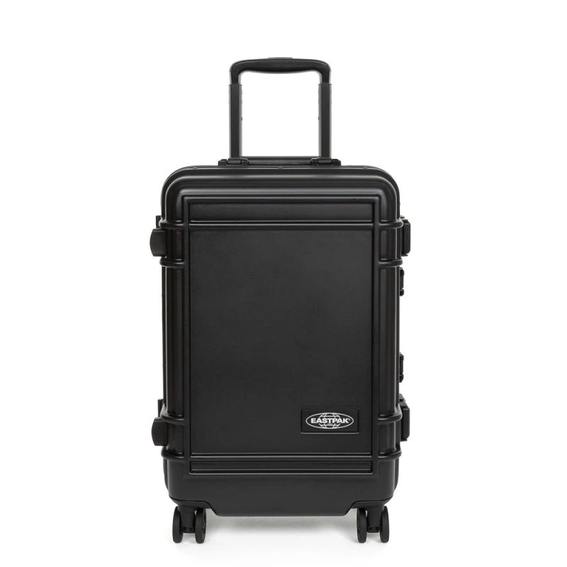 Image of Eastpak Cabin Trolley Spinner Suitcase - Resist'r Cabin Trolley Spinner Suitcase - Resist'r - 55(h) x35(w) x 23(d) cm - Black - Ek0a5bje008 Black