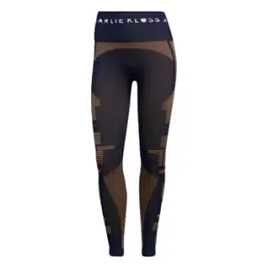 Image of adidas x Karlie Kloss Knit Leggings Womens - Night Indigo / Mesa