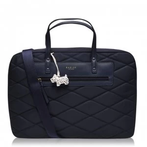 Image of Radley Charleston large laptop ziptop - Navy