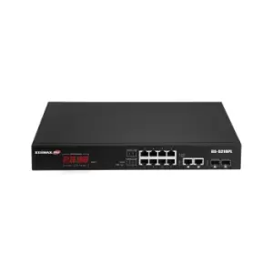 Image of Edimax GS-5210PL network switch Managed Gigabit Ethernet...