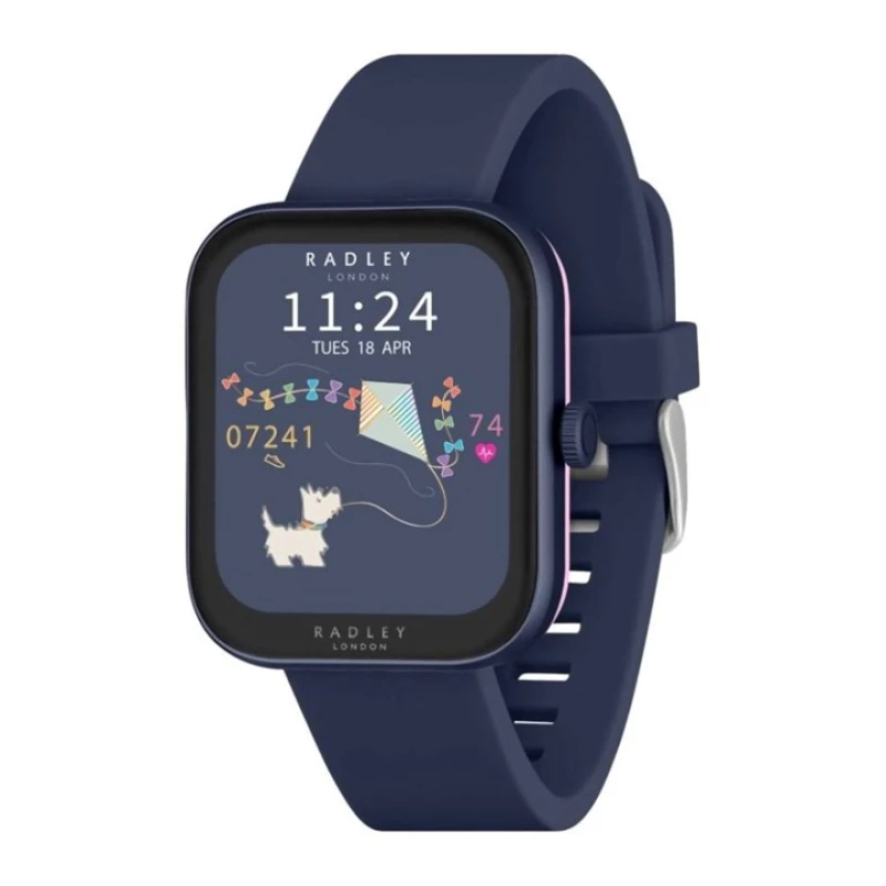 Image of Radley Series 32 Navy Silicone Strap Smart Watch