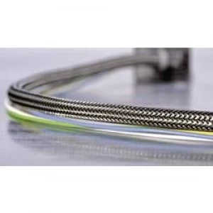 Image of HellermannTyton 173 00600 HEGEMIP06 CUSP C4 EMC Braided Hose Aluminium Black