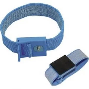 Image of ESD wrist strap Light blue BJZ 4mm stud and soc