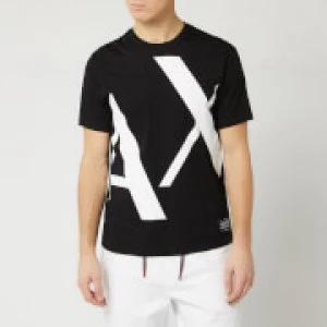 Image of Armani Exchange Board Logo T-Shirt Black Size L Men
